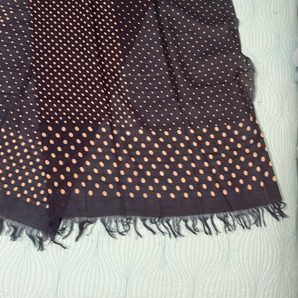 Armani Exchange polka dot wool blend scarf - Picture 2 of 10